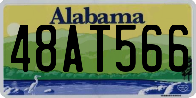 AL license plate 48AT566