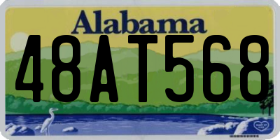 AL license plate 48AT568