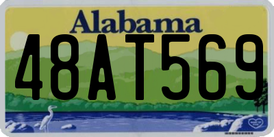 AL license plate 48AT569