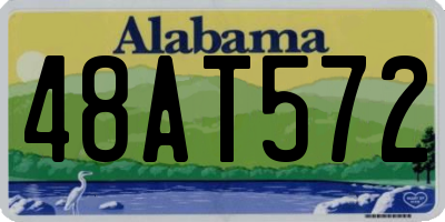 AL license plate 48AT572