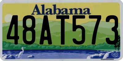 AL license plate 48AT573