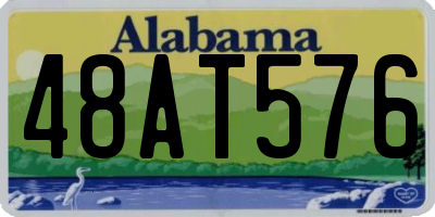 AL license plate 48AT576