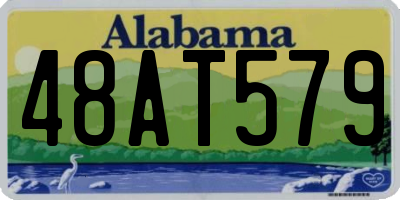 AL license plate 48AT579