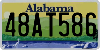 AL license plate 48AT586