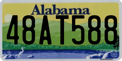 AL license plate 48AT588