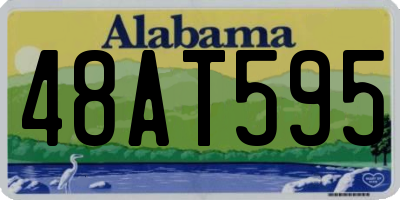 AL license plate 48AT595