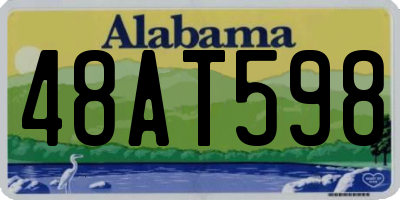 AL license plate 48AT598