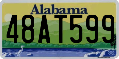 AL license plate 48AT599