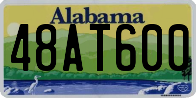 AL license plate 48AT600