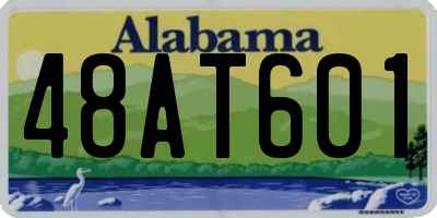 AL license plate 48AT601