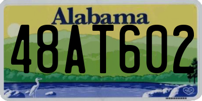 AL license plate 48AT602