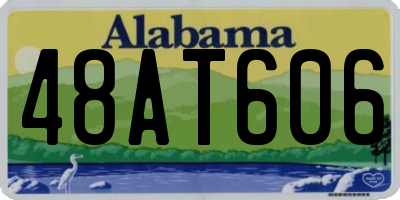 AL license plate 48AT606