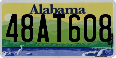 AL license plate 48AT608