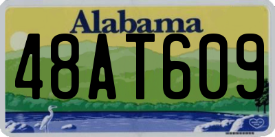 AL license plate 48AT609