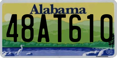AL license plate 48AT610