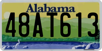 AL license plate 48AT613