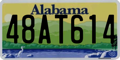 AL license plate 48AT614