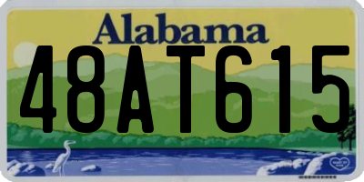 AL license plate 48AT615