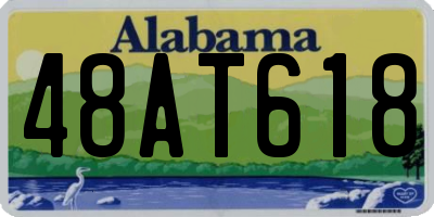 AL license plate 48AT618