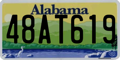 AL license plate 48AT619