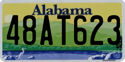 AL license plate 48AT623