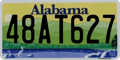 AL license plate 48AT627