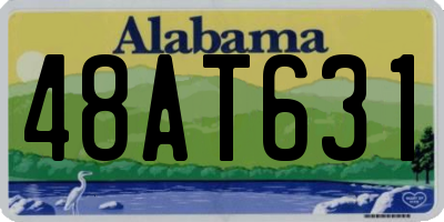 AL license plate 48AT631