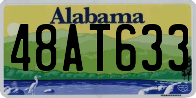 AL license plate 48AT633