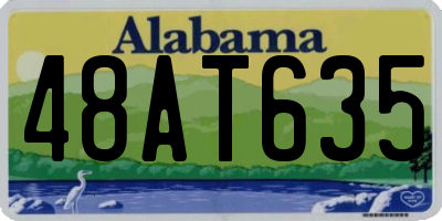 AL license plate 48AT635