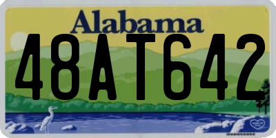 AL license plate 48AT642