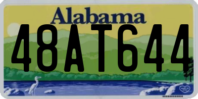 AL license plate 48AT644
