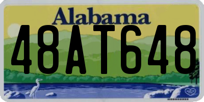 AL license plate 48AT648
