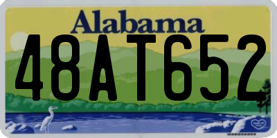 AL license plate 48AT652