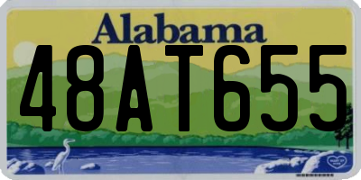AL license plate 48AT655
