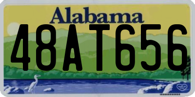 AL license plate 48AT656