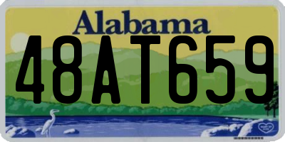 AL license plate 48AT659