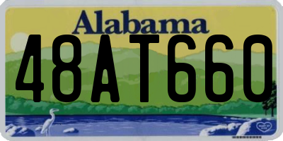 AL license plate 48AT660