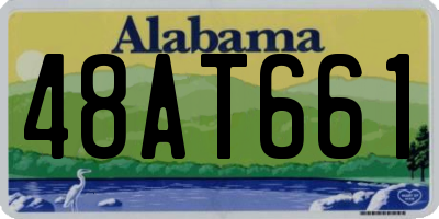 AL license plate 48AT661