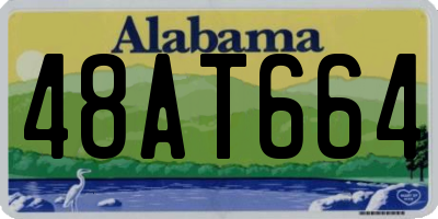 AL license plate 48AT664