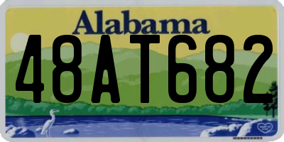 AL license plate 48AT682