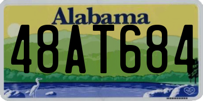 AL license plate 48AT684