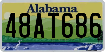 AL license plate 48AT686