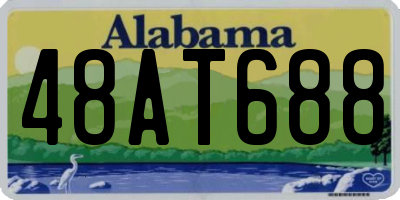 AL license plate 48AT688