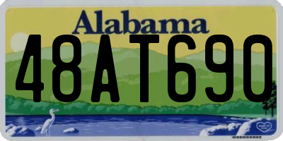 AL license plate 48AT690