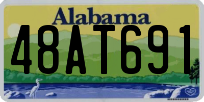 AL license plate 48AT691