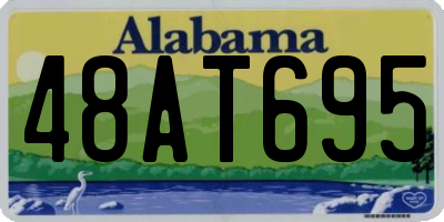 AL license plate 48AT695