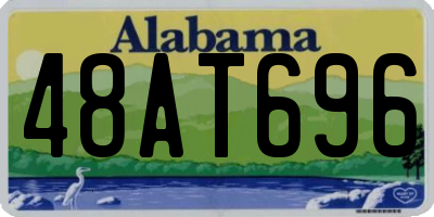 AL license plate 48AT696