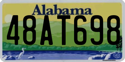 AL license plate 48AT698