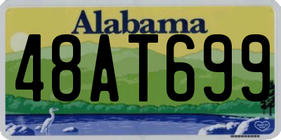AL license plate 48AT699