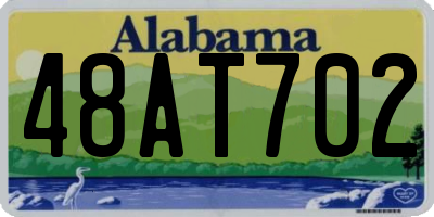 AL license plate 48AT702
